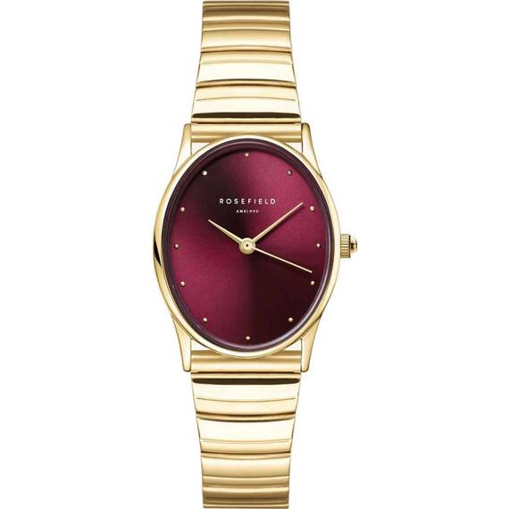 ROSEFIELD Oval Burgundy Half-Moon OVGSG-OV15