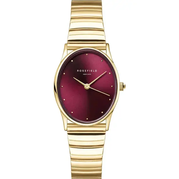 ROSEFIELD Oval Burgundy Half-Moon OVGSG-OV15