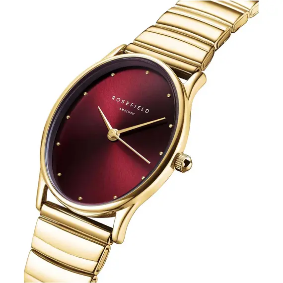 ROSEFIELD Oval Burgundy Half-Moon OVGSG-OV15, image 3