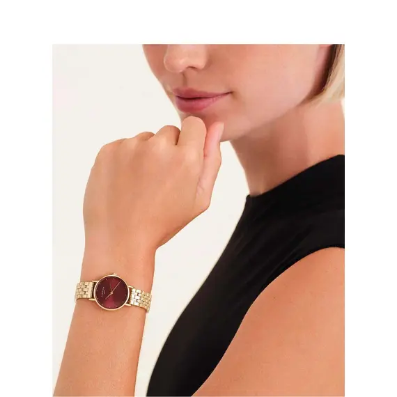 ROSEFIELD The Small Edit Burgundy Gold SEGSG-SE01, image 2