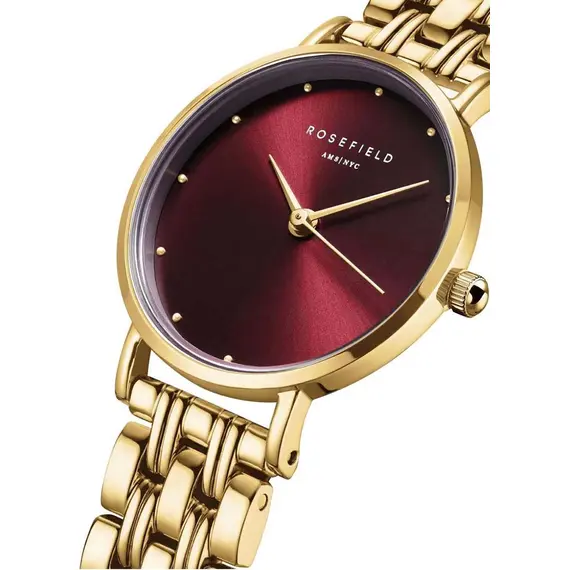ROSEFIELD The Small Edit Burgundy Gold SEGSG-SE01, image 3