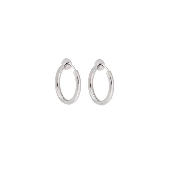 Σκουλαρίκια UNISEX SENZA Steel κρίκος χωρίς τρύπα