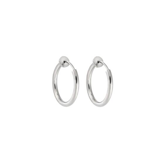 Σκουλαρίκια UNISEX SENZA Steel κρίκος χωρίς τρύπα