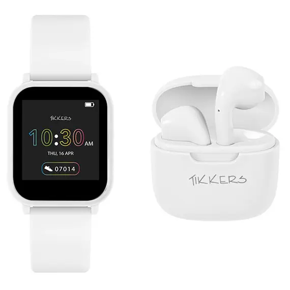 TIKKERS Teen Smartwatch Σετ Με Ασύρματα Ακουστικά TKS10-0007-SET
