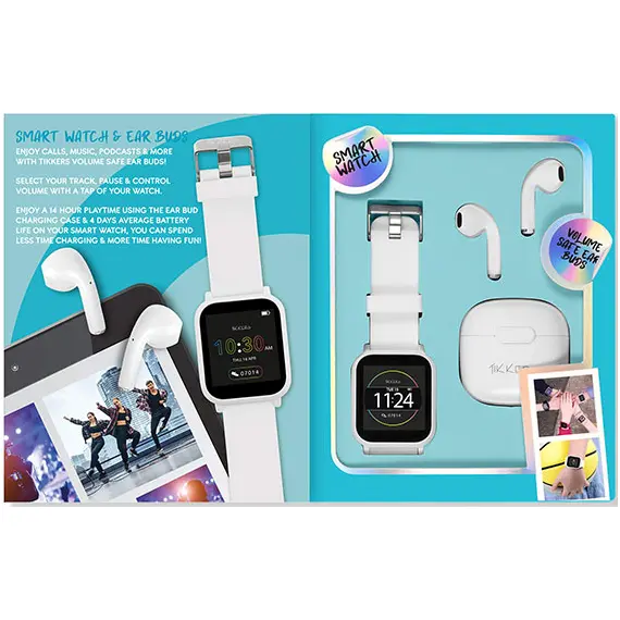 TIKKERS Teen Smartwatch Σετ Με Ασύρματα Ακουστικά TKS10-0007-SET, image 8