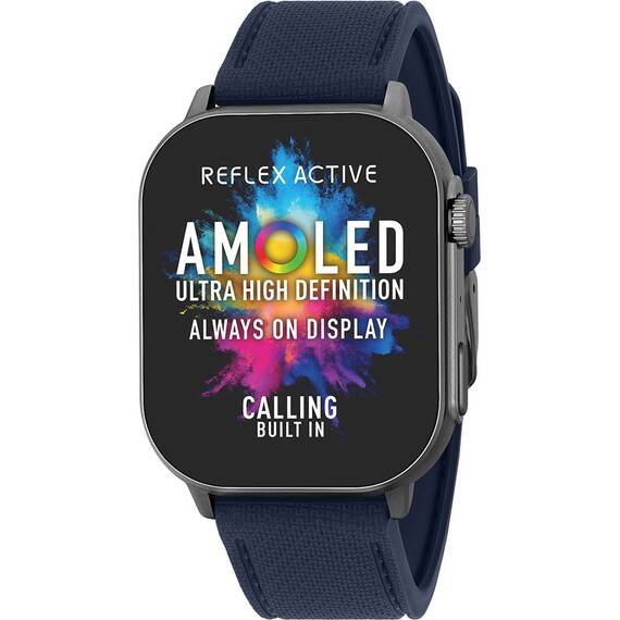 REFLEX ACTIVE Series 29 Amoled Blue Smart Calling Watch RA29-2182