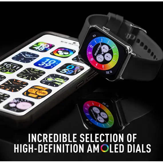 REFLEX ACTIVE Series 30 Amoled Black Smart Calling Watch RA30-2186, image 5