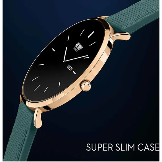 HENRY LONDON Smartwatch Rose & Teal Silicone HLS65-0014, image 4