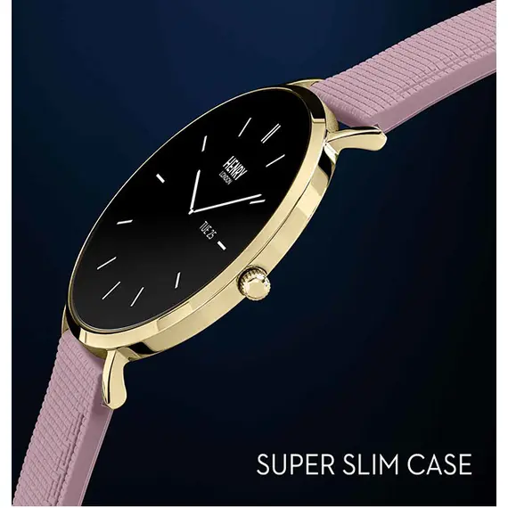HENRY LONDON Smartwatch Gold & Blush Silicone HLS65-0016, image 4