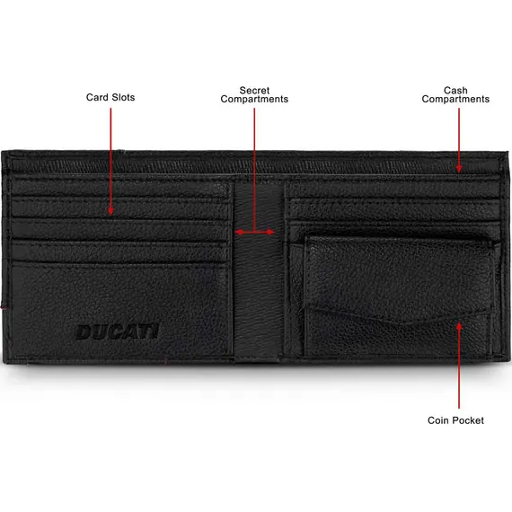 DUCATI Primo Leather Wallet DTLGW0000402, image 3