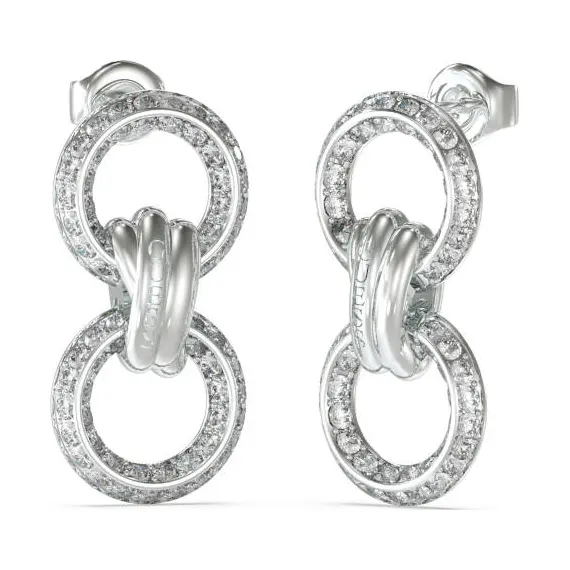 GUESS Steel Earrings JUBE04061JWRHT-U