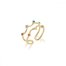 JCOU Rainbow Χρυσό Δαχτυλίδι Από Ασήμι 925 JW902G0-03