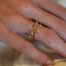 JCOU Rainbow Χρυσό Δαχτυλίδι Από Ασήμι 925 JW902G0-03