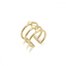 JCOU Coins Χρυσό Δαχτυλίδι Από Ασήμι 925 JW905G0-03