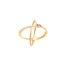 LAURA P. Pink Lady Χρυσό Δαχτυλίδι Από Ασήμι 925 Με Πέτρες AN0091GBF