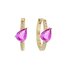 LAURA P. Pink Lady Silver 925 Earrings OR0202GBF