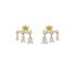LAURA P. Pink Lady Silver 925 Earrings OR0206GB