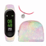 TIKKERS Series 1 Smartwatch Pink Galaxy Strap Με Μενταγιόν Και Τσαντάκι TKS01-0014-SET