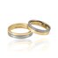 FACADORO Wedding Ring With Pattern Gold K14 WR-33WG