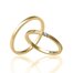 FACADORO Wedding Ring With Pattern Gold K14 WR-40W
