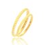 FACADORO Wedding Ring With Pattern Gold K14 WR-86G