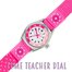 TIKKERS Girls Pink Strap Flower Set Με Αυτοκόλλητα TK0119