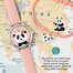 TIKKERS WWF Pink Strap Panda Set Με Βραχιόλι TKWWF002-SET