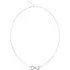 GUESS STEEL Amore Ασημένιο Κολιέ Με Άπειρο 40.7cm-45.7cm JUBN05049JWRHT-U