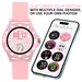 TIKKERS Series 34 Girls Smartwatch Pink Silicone Strap TKS34-0022, image 3