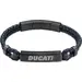 DUCATI Trionfo Βραχιόλι Από Δέρμα Και Ανοξείδωτο Ατσάλι 21cm DTAGB0003602