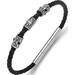 CERRUTI Leather Stainless Steel Bracelet CIAGB0012001, image 2