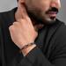 CERRUTI Leather Stainless Steel Bracelet CIAGB0012001, image 4