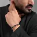 CERRUTI Leather Stainless Steel Bracelet CIAGB0012001, image 4