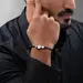 CERRUTI Leather Stainless Steel Bracelet CIAGB0012302, image 4