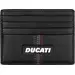 DUCATI Valore Καρτοθήκη Μαύρη Από Δέρμα 105mm x 78mm DTLGD2201401