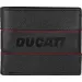 DUCATI Formale Πορτοφόλι Μαύρο Από Δέρμα 110mm x 90mm DTLGW2201301