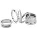 CERRUTI Textured Δαχτυλίδι Από Ανοξείδωτο Ατσάλι CIJLF0004504, image 3