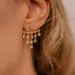 JCOU Coins Silver 925 Earrings JW905G4-03, image 2