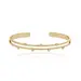 JCOU Round Minimal Βραχιόλι Χρυσό Από Ασήμι 925 JW906G3-01