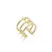 JCOU Coins Χρυσό Δαχτυλίδι Από Ασήμι 925 JW905G0-03