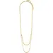 PILGRIM Clarity Multi Purpose Cable And Curb Chain Gold-Platet Necklace 112132011, image 3