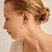 PILGRIM Legacy Wheat Leaf Medium Hoop Gold-Plated Earrings 142132023, image 2