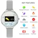 REFLEX ACTIVE Series 03 Smartwatch Blue Butterfly Grey Strap RA03-2123, image 6