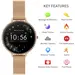 REFLEX ACTIVE Series 03 Smartwatch Floral Stone Set Rose Gold Bracelet RA03-4042, image 4