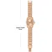 TIKKERS Girls Rose Gold Bracelet Multicolor Stones ATK1053, image 2