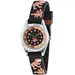 TIKKERS Boys Black Strap Dinosaur Motif Set Με Αυτοκόλλητα TK0185