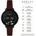 RADLEY LONDON Series 03 Smartwatch Dog Black Burgundy Silicone RYS03-2060, image 2