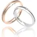 FACADORO Wedding Ring With Pattern Gold K14 WR-08G, image 2