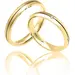FACADORO Wedding Ring With Pattern Gold K14 WR-08G