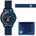 TIKKERS Boys Blue Silicone Strap Football Set ATK1071